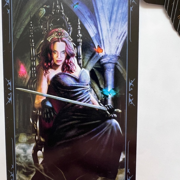 Dark Fairytale Tarot Cards Deck Lo Scarabeo Made In Italy 5" x 2 1/2" - Picture 6 of 7